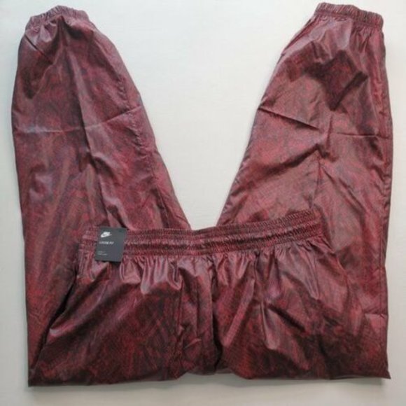 NWT $85 NIKE Women S High Rise Woven Python Snake Print Joggers Pant Sportswear - Picture 14 of 14